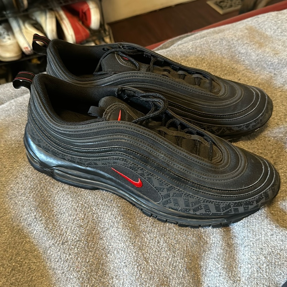 Air Max 97 All Over Print Black / Red
